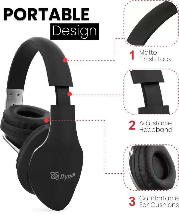 Flybot Alpha 200 Wired Headset (Black Silver, On the Ear) Flybot Alpha 200 Wired Headset (Black Silver, On the Ear)